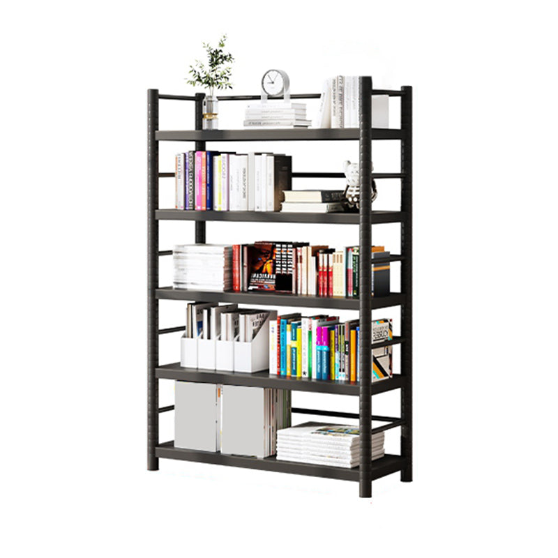 Modern Open Back Metal Shelf Bookcase Shelves Included for Home Office