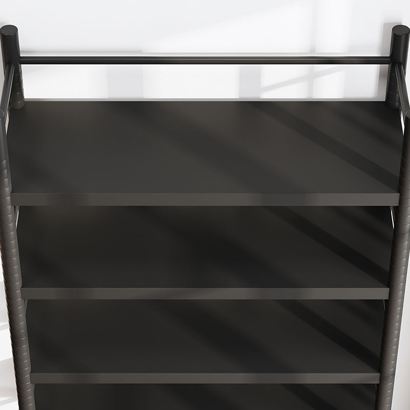 Modern Open Back Metal Shelf Bookcase Shelves Included for Home Office