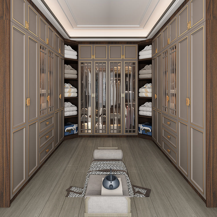 Modern Freestanding Wardrobe Engineered Wood Wardrobe Armoire