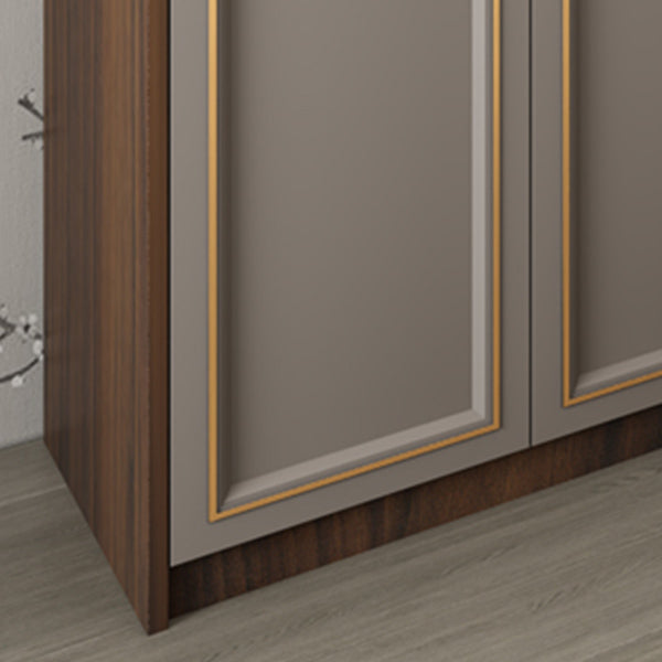 Modern Freestanding Wardrobe Engineered Wood Wardrobe Armoire