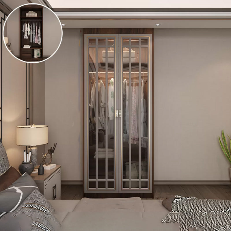 Modern Freestanding Wardrobe Engineered Wood Wardrobe Armoire