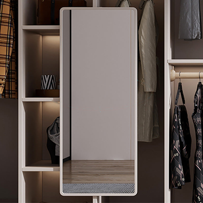 Bedroom Wooden Wardrobe Armoire Coastal Style Sliding Doors Storage Cabinet