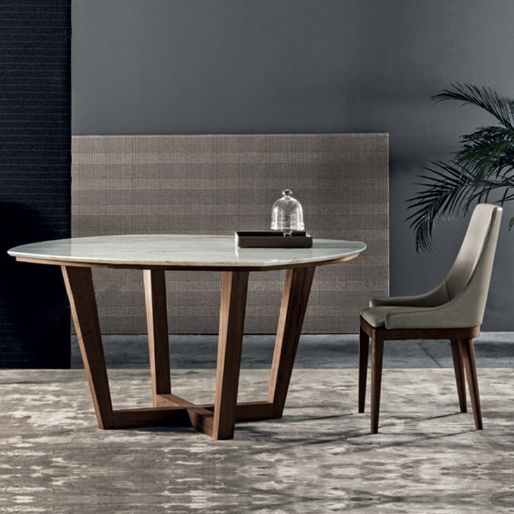Faux Leather and Solid Wood Dining and Accent Chairs for Dining Room