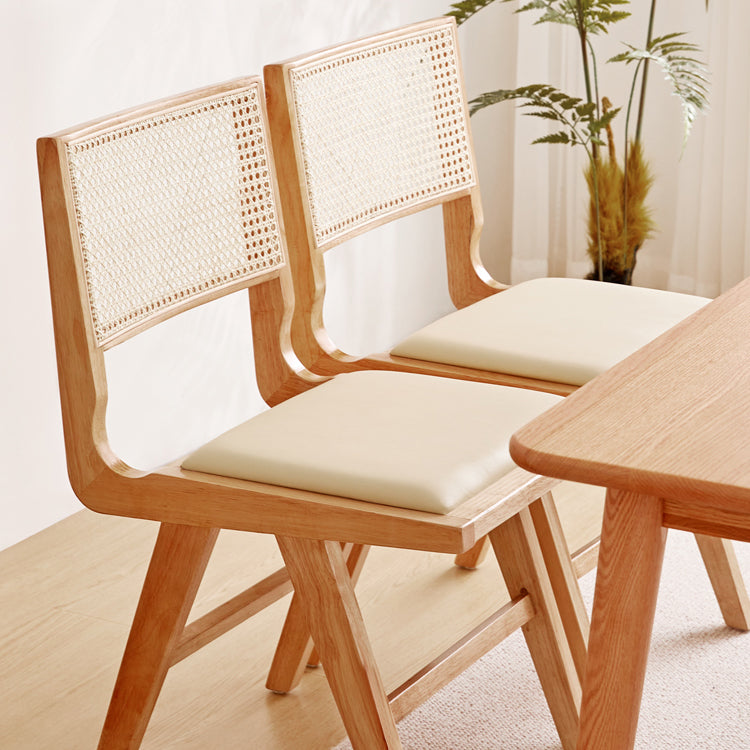 Contemporary Indoor Solid Wood King Louis Back Side Dining Chair