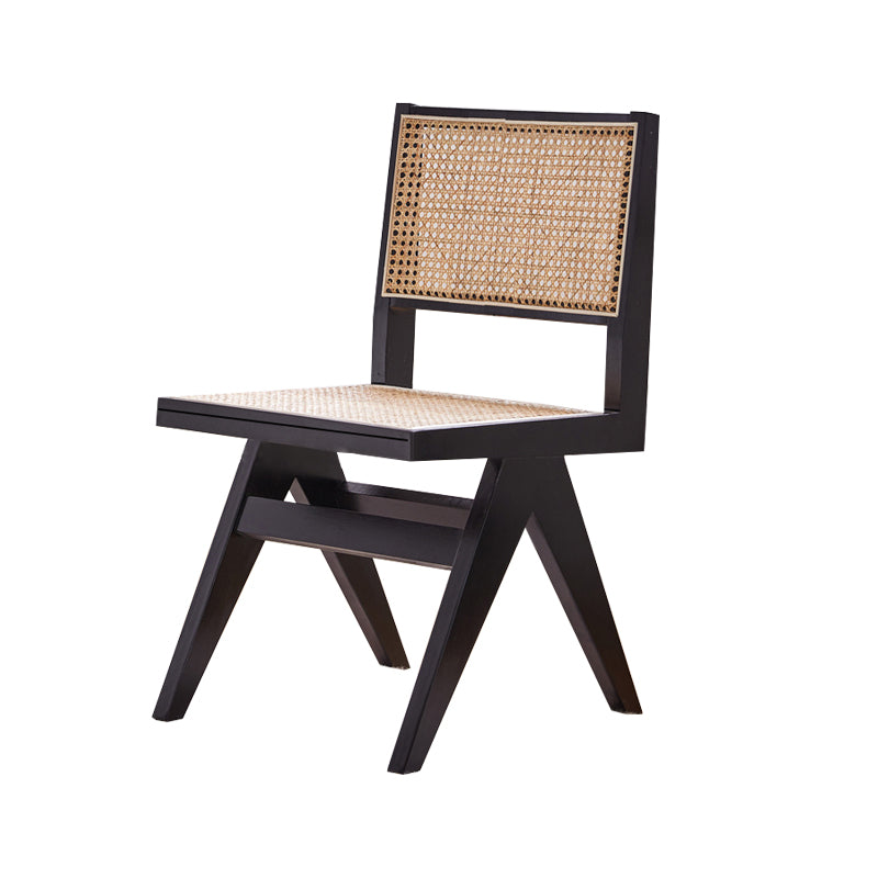 Contemporary Indoor Solid Wood King Louis Back Side Dining Chair