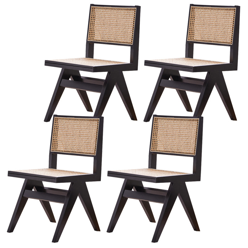 Contemporary Indoor Solid Wood King Louis Back Side Dining Chair