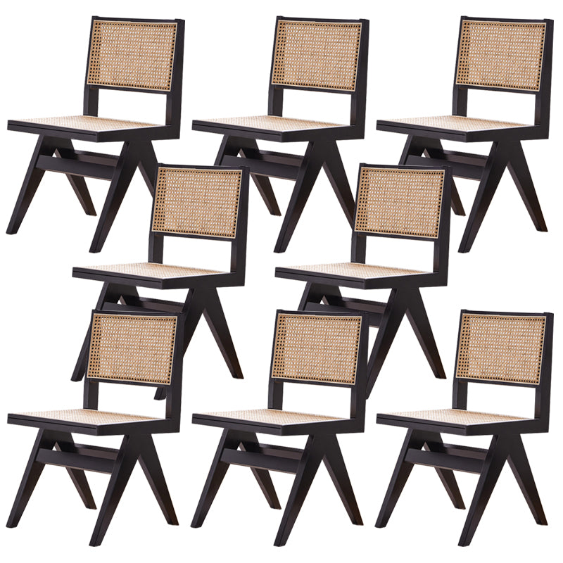 Contemporary Indoor Solid Wood King Louis Back Side Dining Chair