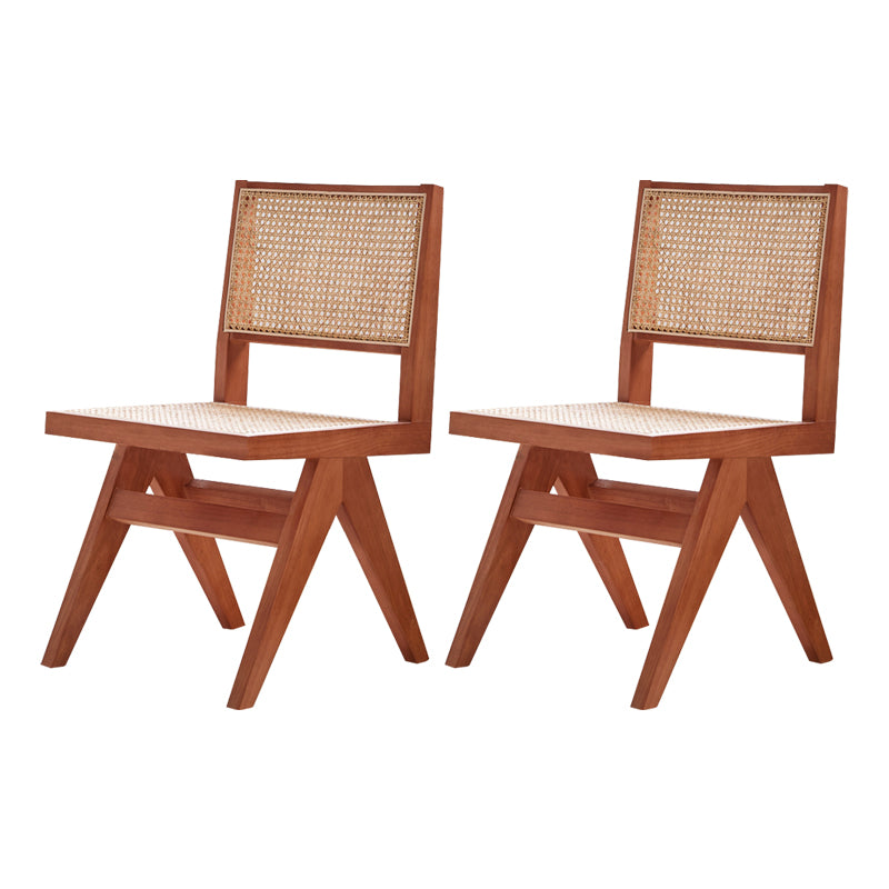 Contemporary Indoor Solid Wood King Louis Back Side Dining Chair