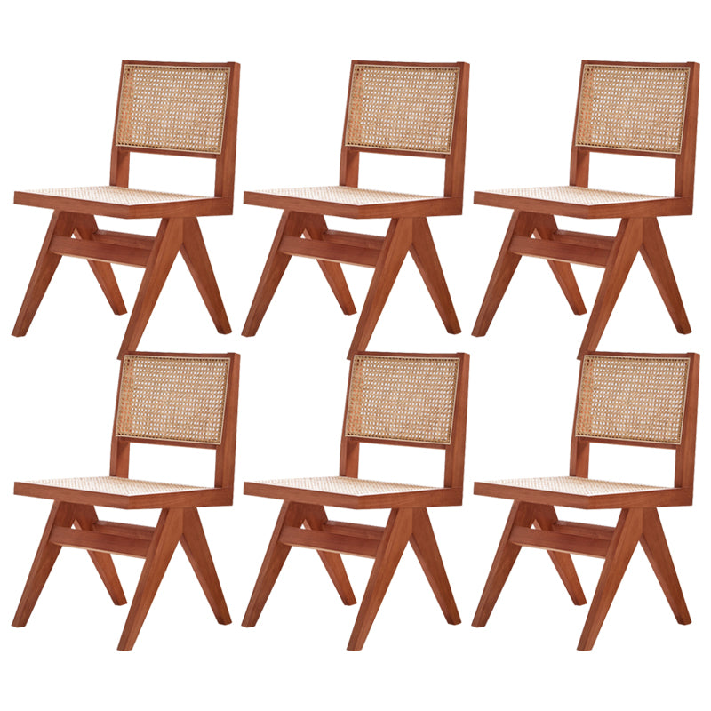 Contemporary Indoor Solid Wood King Louis Back Side Dining Chair