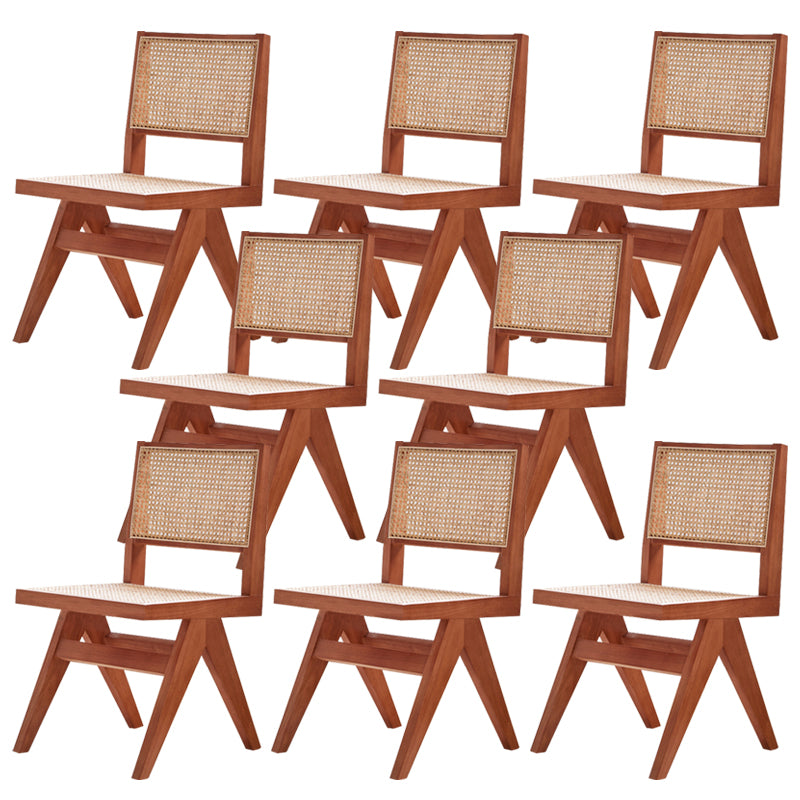 Contemporary Indoor Solid Wood King Louis Back Side Dining Chair
