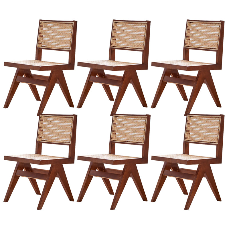 Contemporary Indoor Solid Wood King Louis Back Side Dining Chair