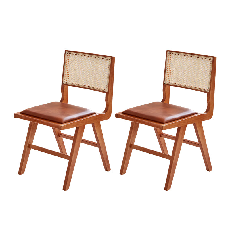 Contemporary Indoor Solid Wood King Louis Back Side Dining Chair