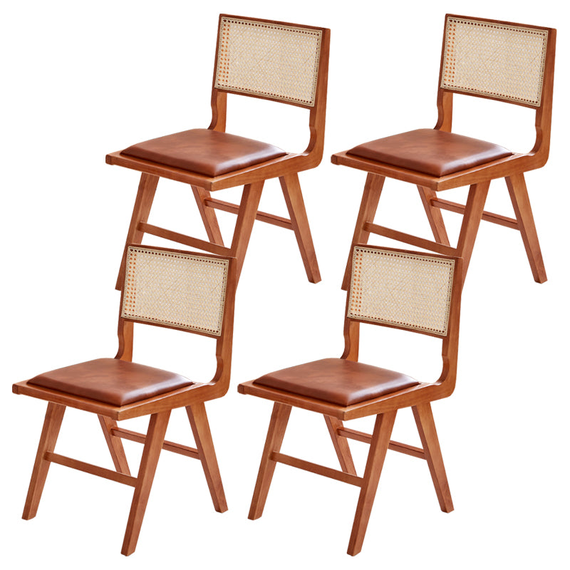Contemporary Indoor Solid Wood King Louis Back Side Dining Chair
