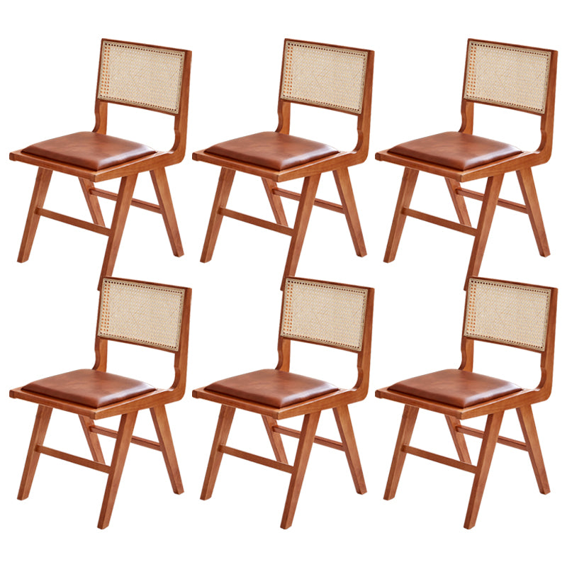 Contemporary Indoor Solid Wood King Louis Back Side Dining Chair