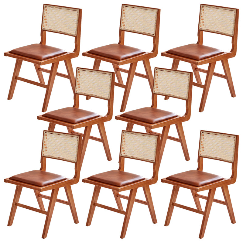 Contemporary Indoor Solid Wood King Louis Back Side Dining Chair