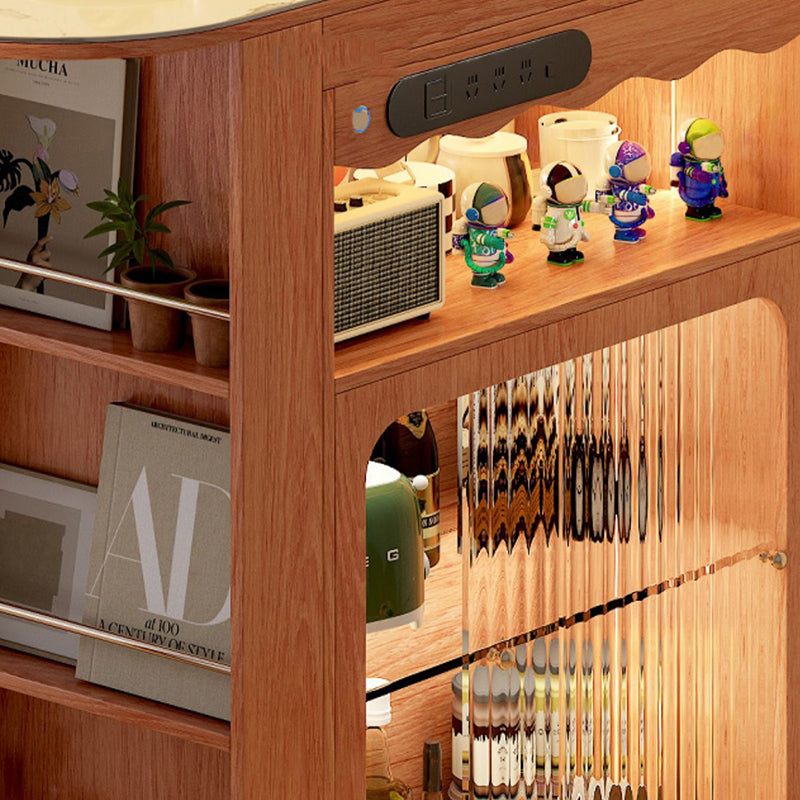 1/2/3 Pieces Bar Stool and Table Set Full Natural Contemporary