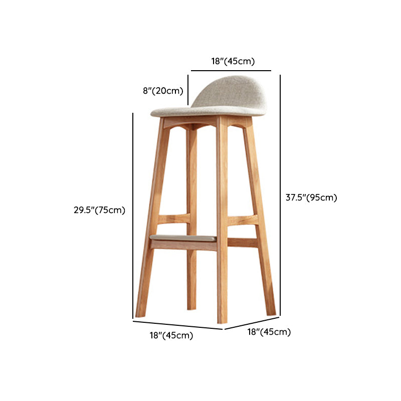 1/2/3 Pieces Bar Stool and Table Set Full Natural Contemporary