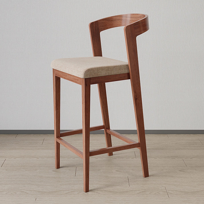 1/3 Pieces Bar Stool and Table Set Brown Solid Wood for Dining Room