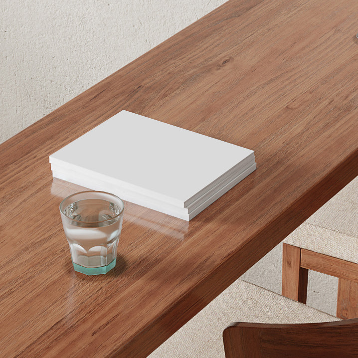 1/3 Pieces Bar Stool and Table Set Brown Solid Wood for Dining Room