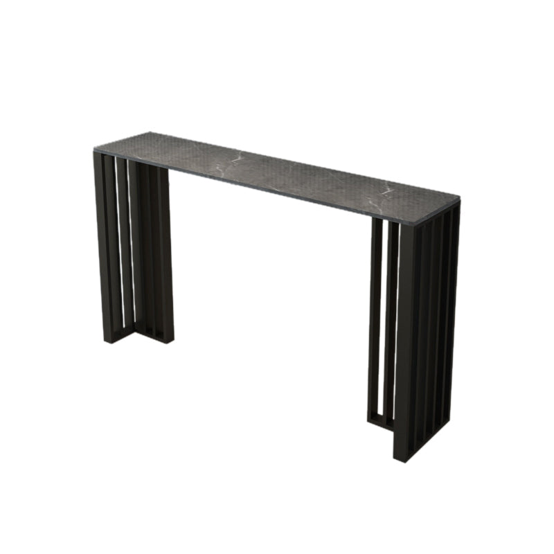 Modern Rectangle Sintered Stone Top Bar Table for Kitchen Dining Room