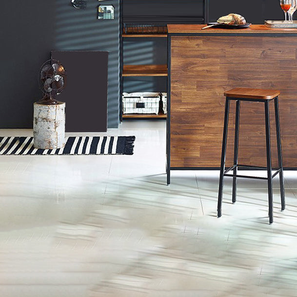 Contemporary Style Wood Rectangle Bar Stool Table for Living Room