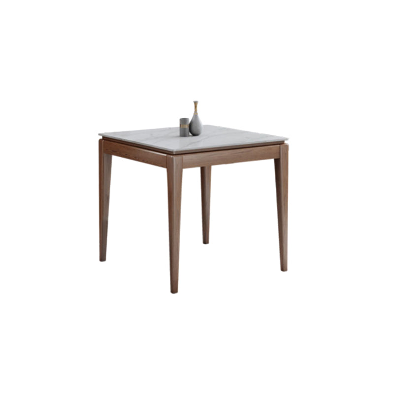 1/5 Pieces Modern Sintered Stone Top Square Dining Set for Home