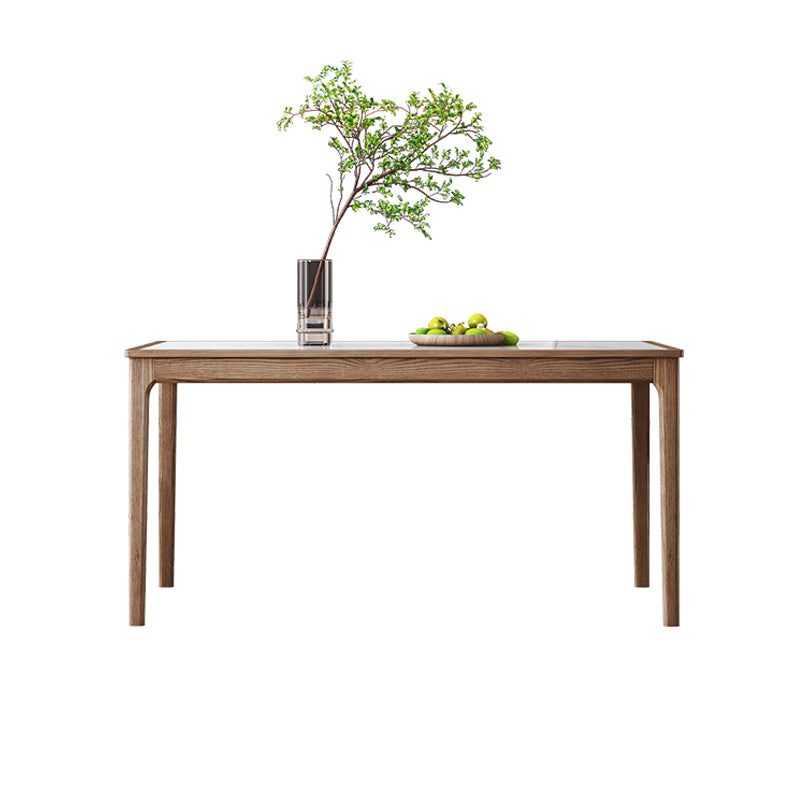 1/5/7 Pieces Modern Sintered Stone Top 4 Legs Dining Set for Home