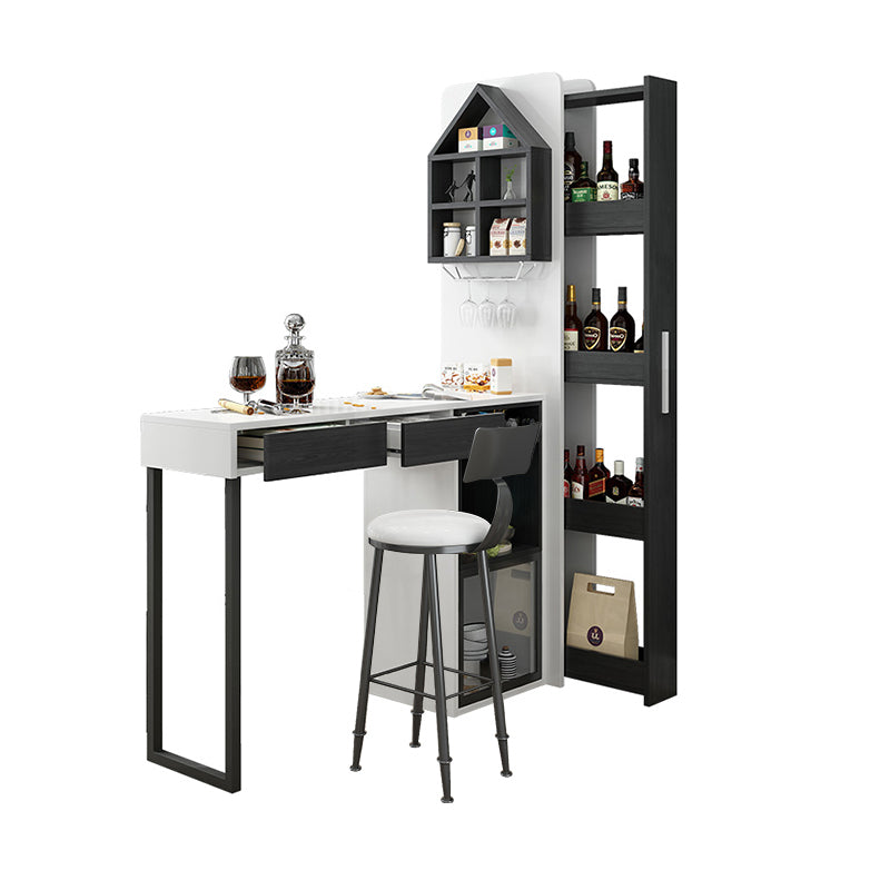 1/2/3 Pieces Counter Height Pub Set Rectangular for Living Room