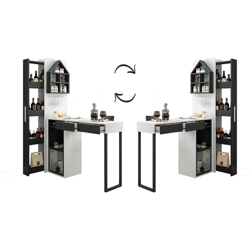 1/2/3 Pieces Counter Height Pub Set Rectangular for Living Room