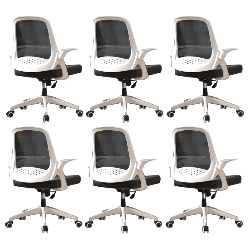 Modern Style Office Chair Adjustable Seat Height with Wheels