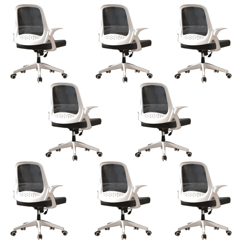 Modern Style Office Chair Adjustable Seat Height with Wheels