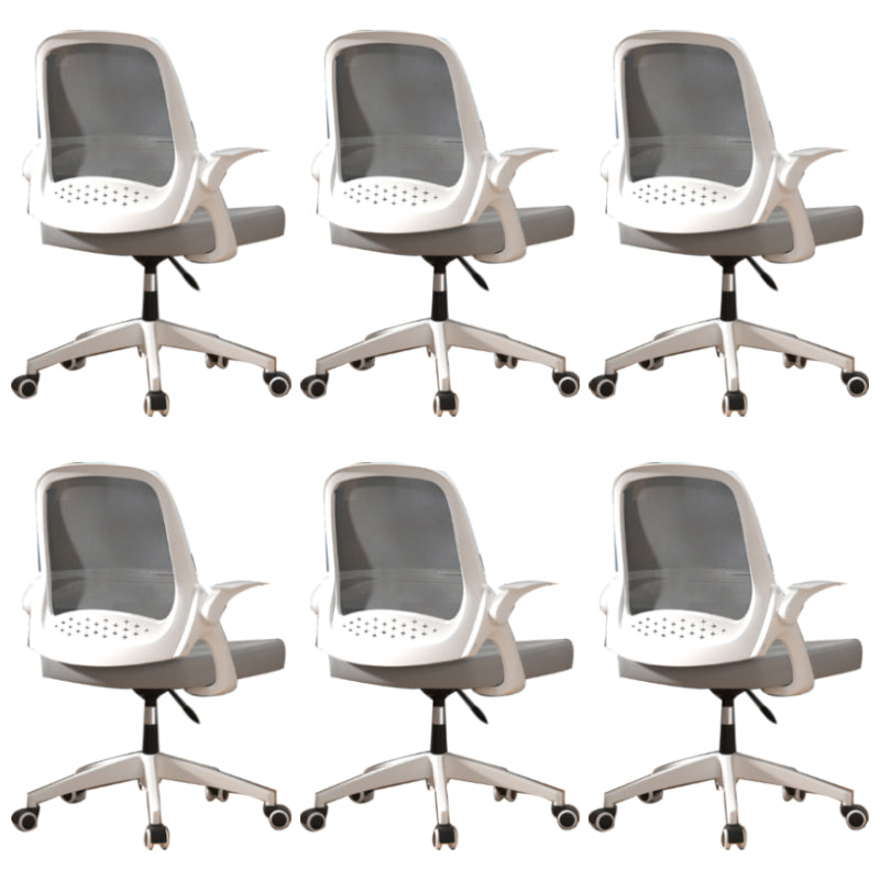 Modern Style Office Chair Adjustable Seat Height with Wheels