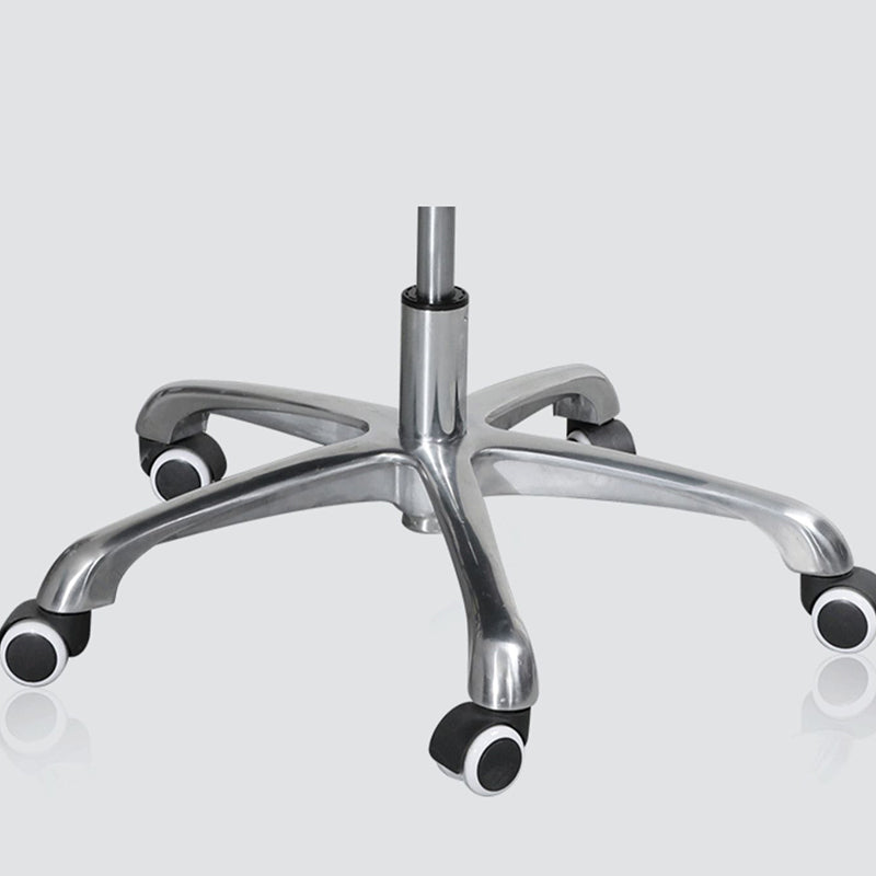 Modern Slide Swivel Chair Adjustable Seat Height with Wheels