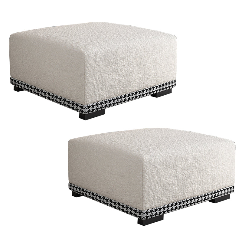 Rectangular Contemporary Ottoman Bedroom Foot Stool without Legs