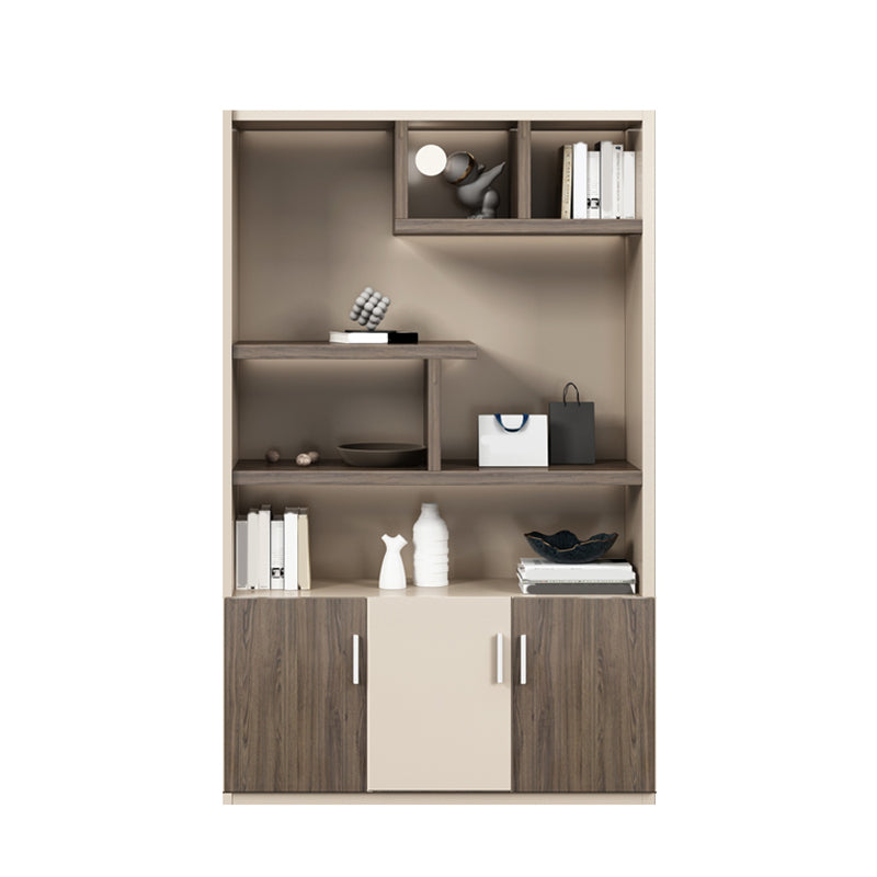 Engineered Wood File Cabinet Contemporary Vertical Cabinet with Storage