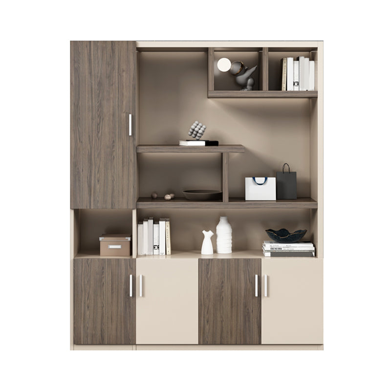 Engineered Wood File Cabinet Contemporary Vertical Cabinet with Storage