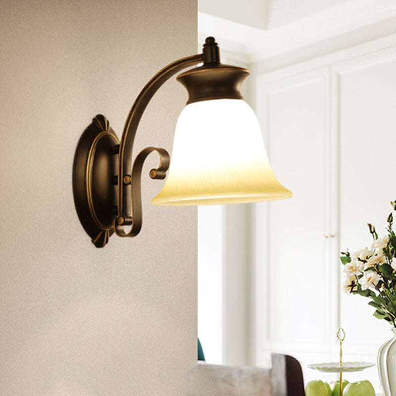 1/2 luci a campana a campana appesa alla luce tradizionale tradizionale tradizionale luce di vetro opal in vetro illuminazione per camera da letto