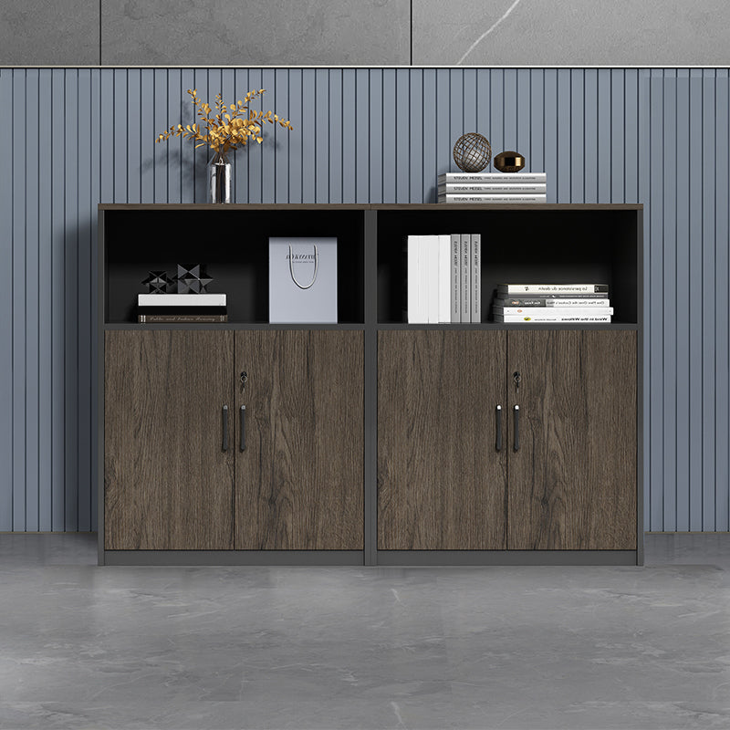 Modern Engineered Wood Filing Cabinet with Lock Storage for Home Office