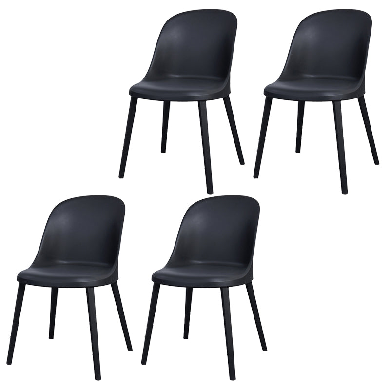 Modern Simple Side Chair Plastic Frame Dining Chair for Dining Room
