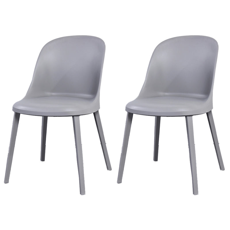 Modern Simple Side Chair Plastic Frame Dining Chair for Dining Room