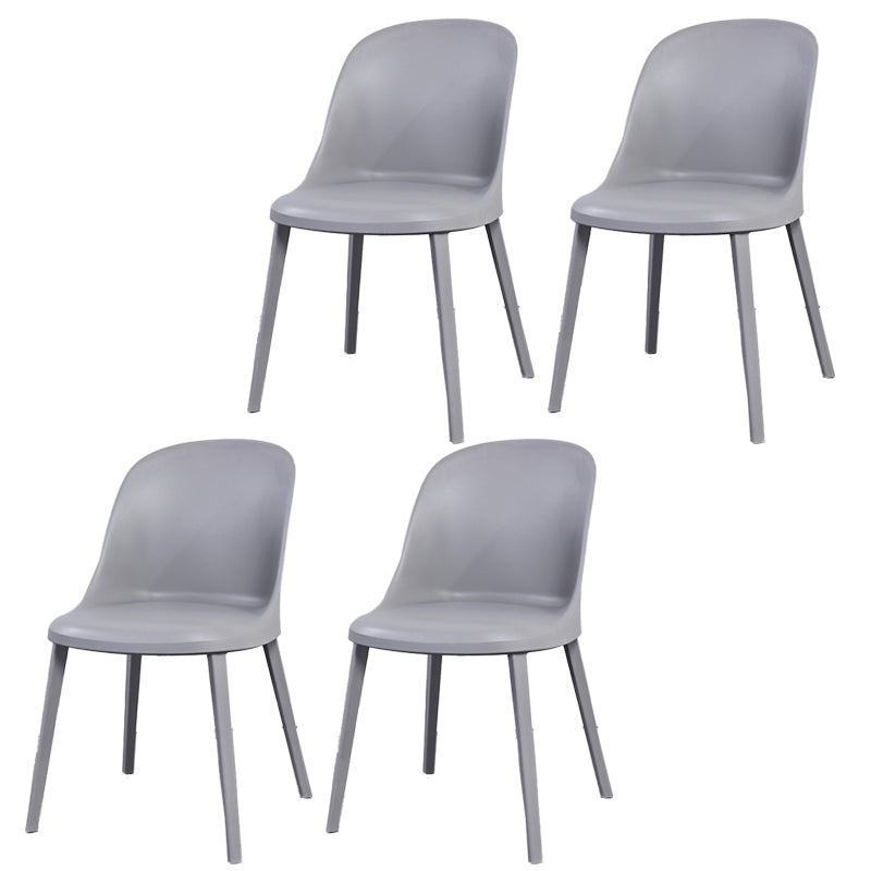 Modern Simple Side Chair Plastic Frame Dining Chair for Dining Room