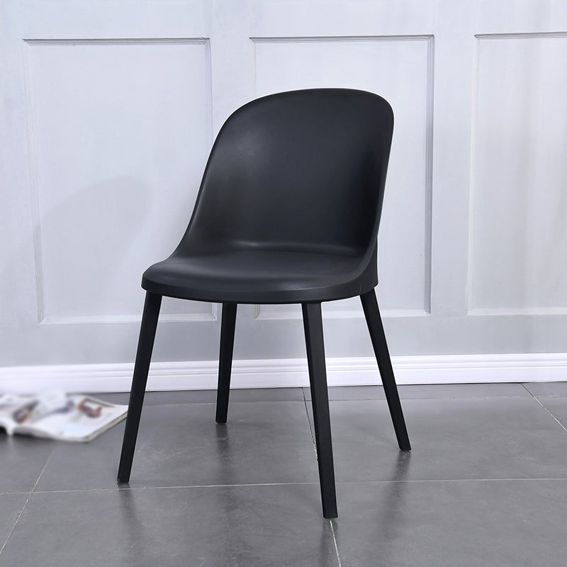 Modern Simple Side Chair Plastic Frame Dining Chair for Dining Room