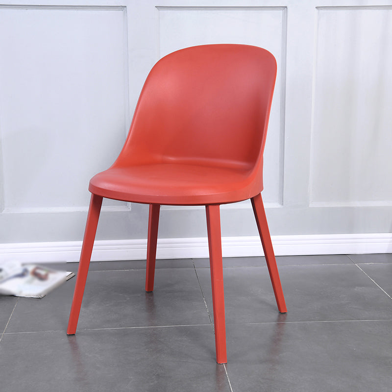 Modern Simple Side Chair Plastic Frame Dining Chair for Dining Room