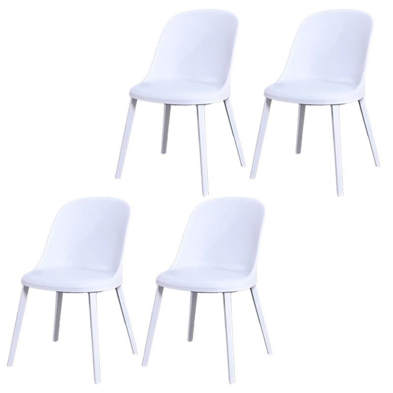 Modern Simple Side Chair Plastic Frame Dining Chair for Dining Room