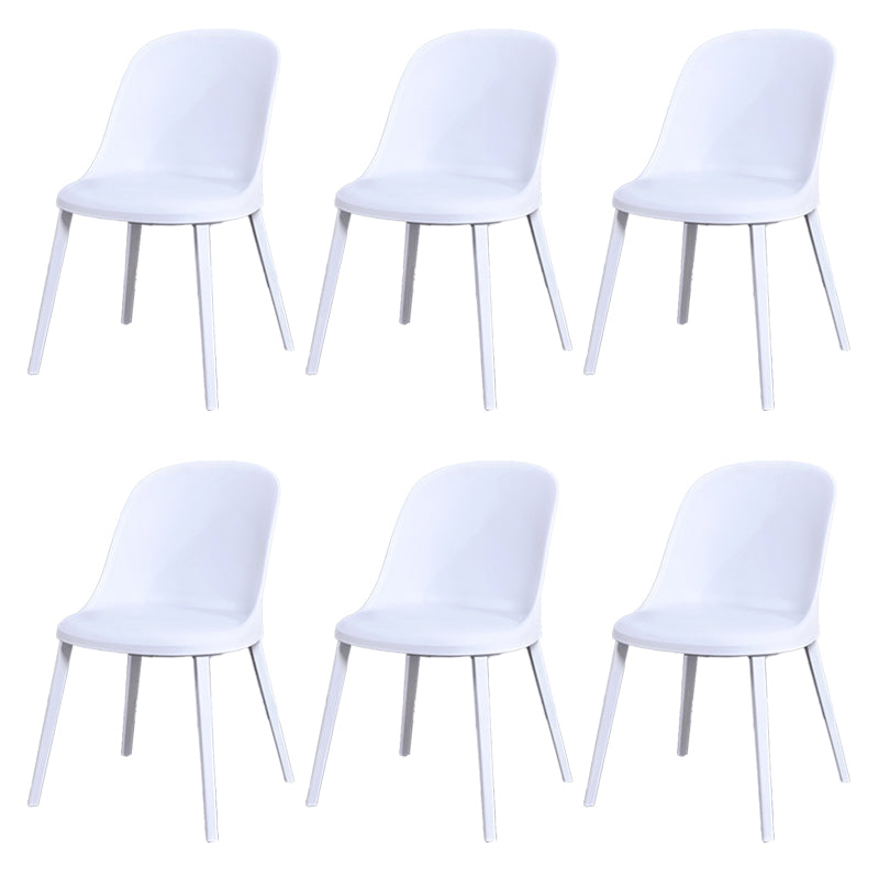 Modern Simple Side Chair Plastic Frame Dining Chair for Dining Room