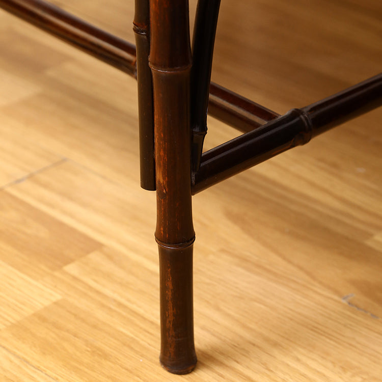 Cane Back Dining Chairs Traditional Slat Back Arm Chair for Dining Room