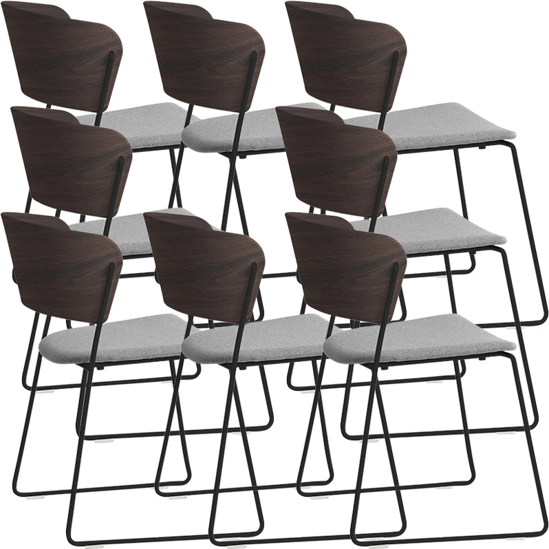 Open Back Contemporary Upholstered Dining and Accent Chairs for Home