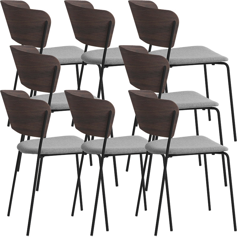 Open Back Contemporary Upholstered Dining and Accent Chairs for Home