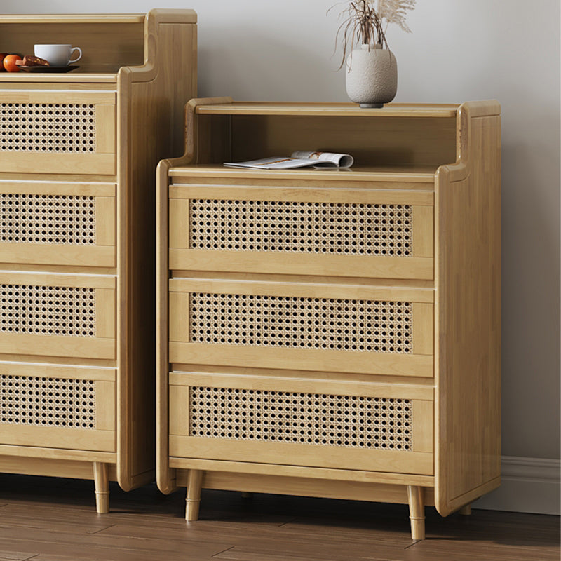 Modern Storage Chest Solid Wood Storage Chest Dresser with 3/4/5 Drawers
