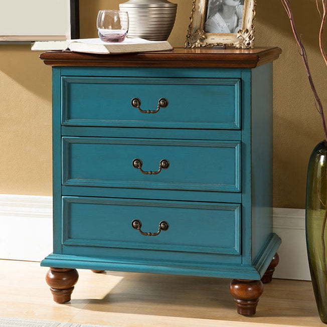 Bedroom Traditional Wooden Storage Chest Vertical Chest with Drawers